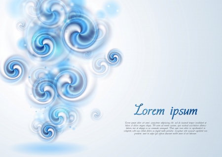 Abstract blue elegant card design. Vector background eps 10のイラスト素材
