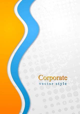Abstract colourful corporate design. Vector background eps 10のイラスト素材