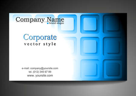 Bright squares shapes vector cardのイラスト素材