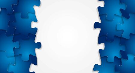 Abstract technology puzzle vector backgroundのイラスト素材