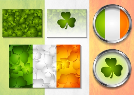 Patricks Day abstract designのイラスト素材