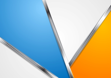 Abstract concept design with metallic stripesのイラスト素材