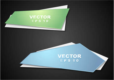 Bright elegant banners. のイラスト素材