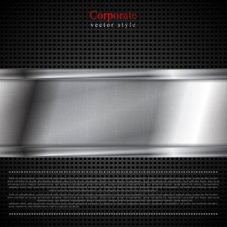 Abstract tech metallic backgroundのイラスト素材