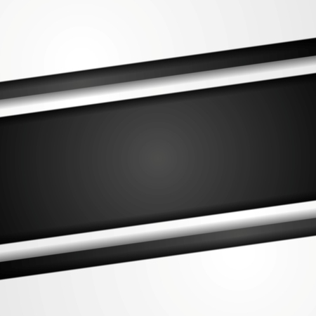 Abstract black and white corporate templateのイラスト素材