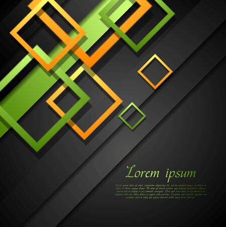 Tech colourful abstract backgroundのイラスト素材