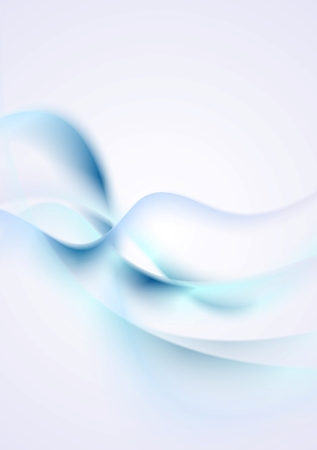 Elegant blue waves background. Vector illustrationのイラスト素材