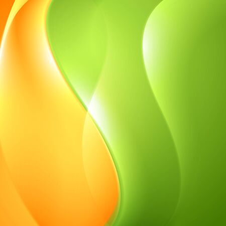 Colorful wavy abstract vector backgroundのイラスト素材
