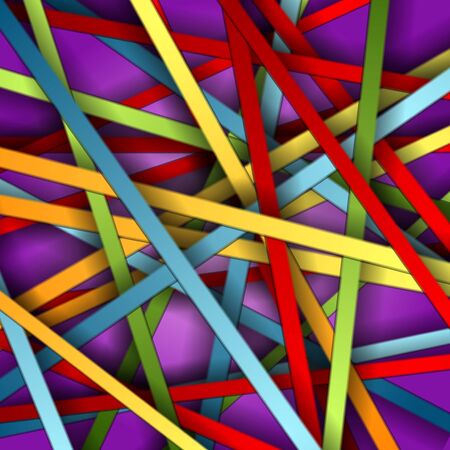 Colorful stripes abstract vector backgroundのイラスト素材