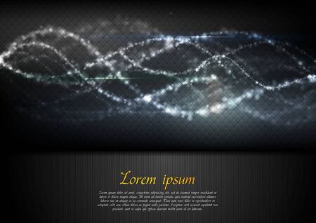 Abstract shiny light wave bright vector backgroundのイラスト素材