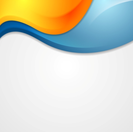 Vibrant shiny waves design. Vector backgroundのイラスト素材