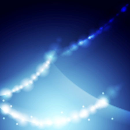 Shiny blue wavy vector elegant backgroundのイラスト素材