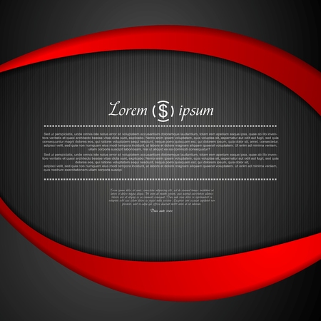 Corporate dark wavy abstract background. Vector designのイラスト素材