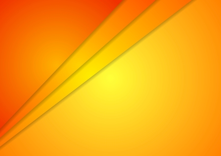 Bright orange background. Vector design のイラスト素材