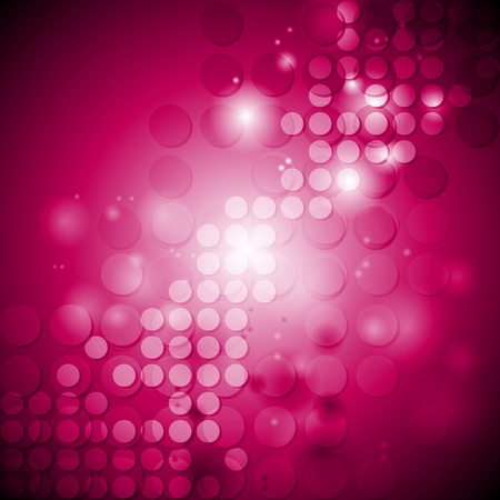 Shiny crimson tech background with circles. Vector illustrationのイラスト素材