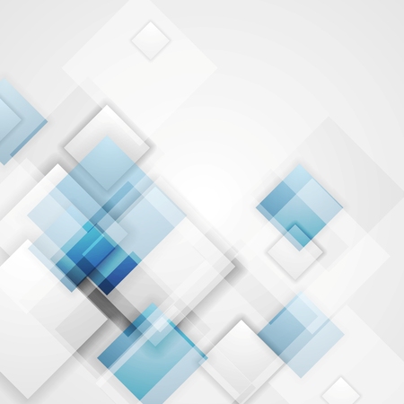 Corporate shiny tech squares design. Vector backgroundのイラスト素材
