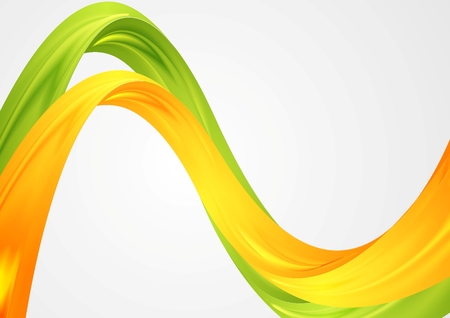 Colorful blurred waves. Vector backgroundのイラスト素材