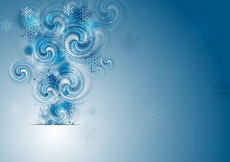 Abstract blue Christmas modern background. Vector designのイラスト素材