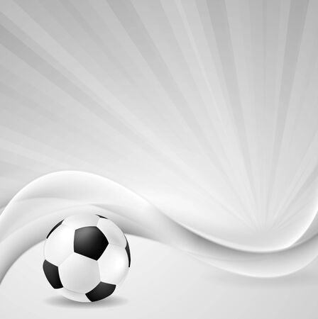 Soccer background with abstract waves. Vector designのイラスト素材