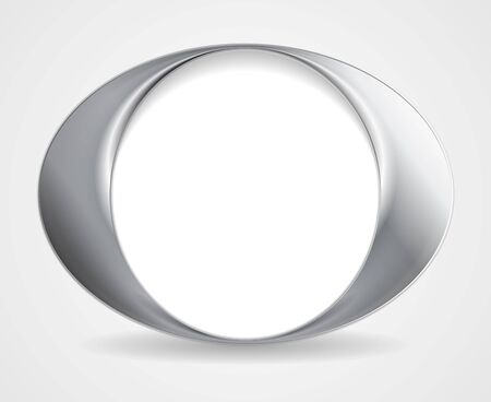 Abstract circle O shape icon design. Vector backgroundのイラスト素材