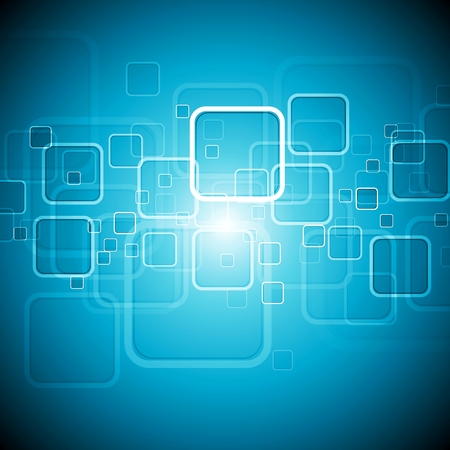 Abstract blue tech background. Vector designのイラスト素材