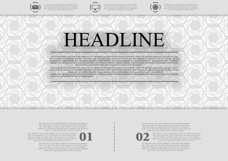 Abstract grey tech corporate design. Vector backgroundのイラスト素材