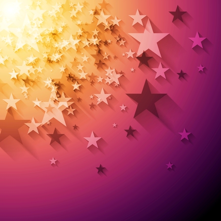 Bright stars abstract background. Vector designのイラスト素材