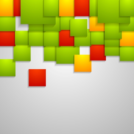Abstract bright squares background.のイラスト素材