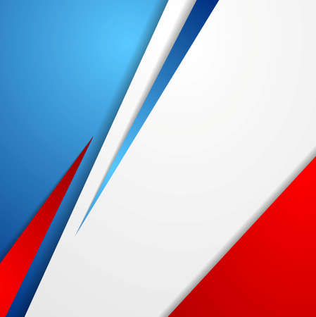 Modern bright abstract background. French colors. Vector designのイラスト素材