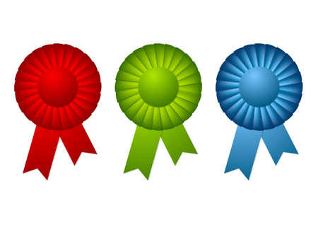 Bright abstract rosettes design. Vector backgroundのイラスト素材