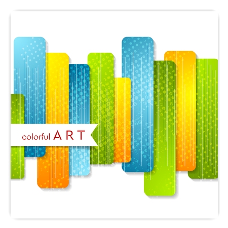 Abstract colorful stripes modern background. Vector corporate designのイラスト素材