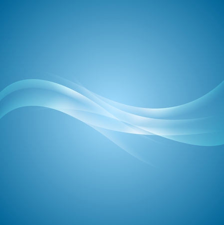 Shiny blue wavy abstract background. Vector designのイラスト素材
