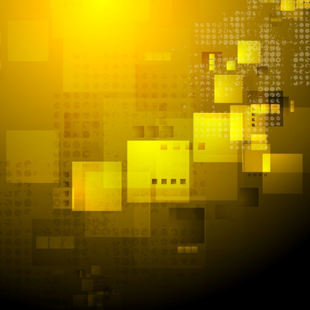 Orange abstract technology backgroundのイラスト素材