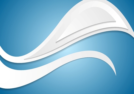 Abstract corporate wavy patternのイラスト素材