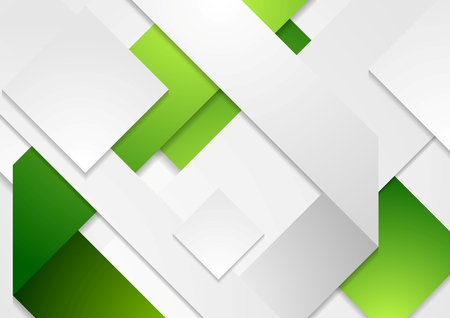 Corporate tech vector white green background. Vector designのイラスト素材