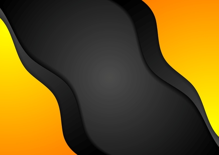 Bright wavy corporate background. Vector designのイラスト素材