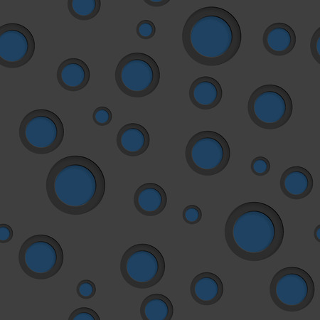 Dark blue circles abstract background. のイラスト素材