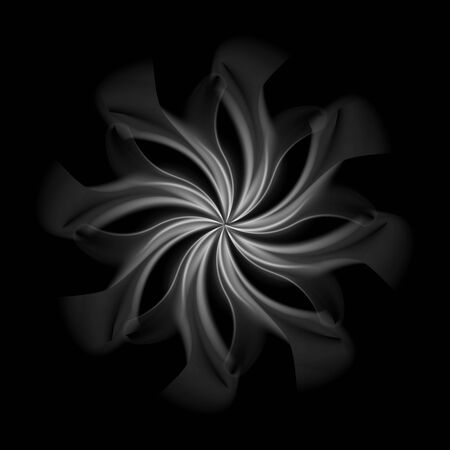 Smoke wavy icon shape. Vector designのイラスト素材