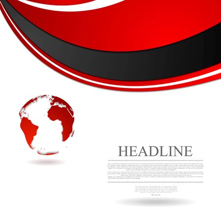 Abstract wavy tech globe background. Vector graphic designのイラスト素材