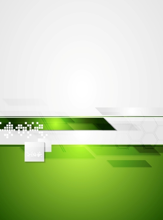 Green grey tech contrast abstract background. Vector illustration templateのイラスト素材