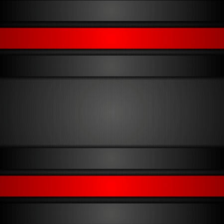 Black and red corporate tech graphic design. Vector backgroundのイラスト素材
