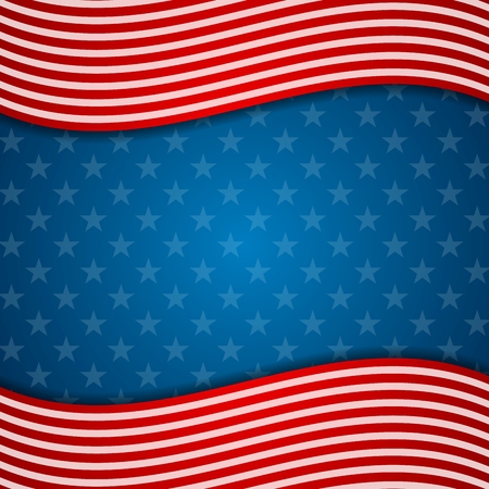 Memorial Day abstract USA flag colors background.のイラスト素材