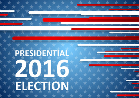 USA Presidential Election 2016 brochure template. Vector backgroundのイラスト素材