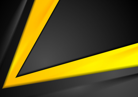 Contrast orange black abstract background. Tech modern vector designのイラスト素材