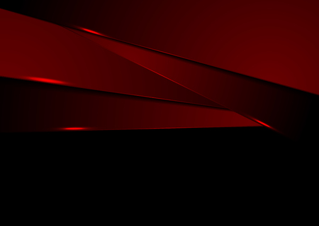 Dark red abstract tech corporate background. Vector geometric digital designのイラスト素材