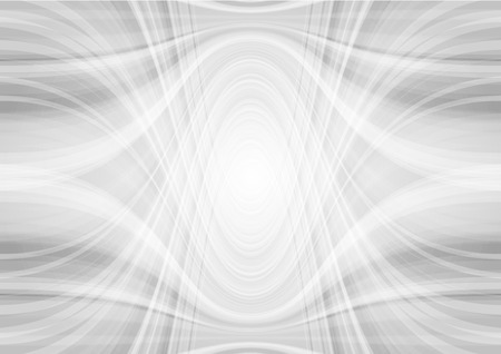 Abstract light grey tech wavy pattern. Vector futuristic template backgroundのイラスト素材