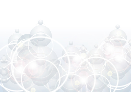 Abstract shiny circles modern background. Vector designのイラスト素材