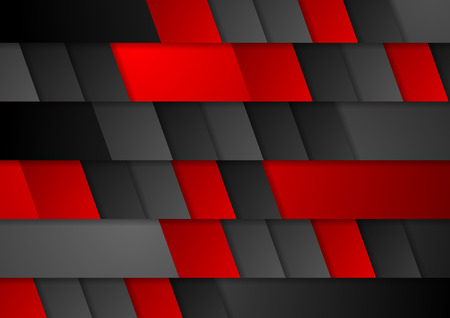 Red and black modern tech background. Vector corporate designのイラスト素材