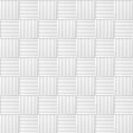 Abstract grey and white material with paper squares and stripes. Vector tech design background.のイラスト素材