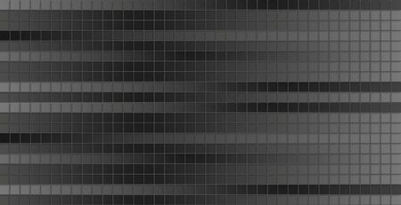 Dark grey pixelated squares mosaic tech background. Abstract vector geometric designのイラスト素材